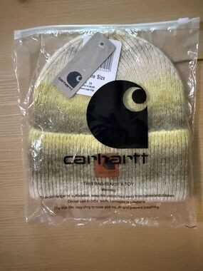 Carhartt Ombre Knit Beanie Hat in Yellow Gradient
